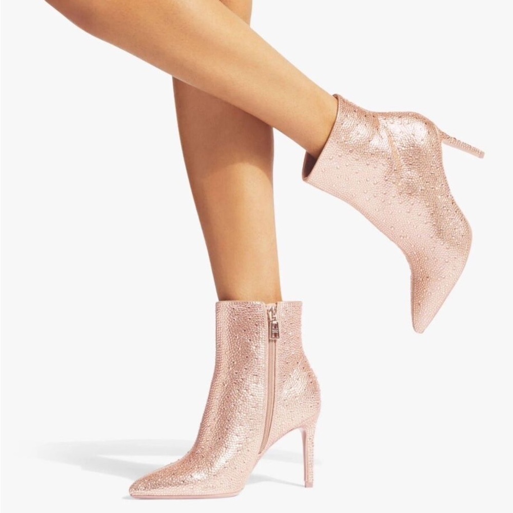 Carvela Lovebird Crystal Embellished Stiletto Bootie
